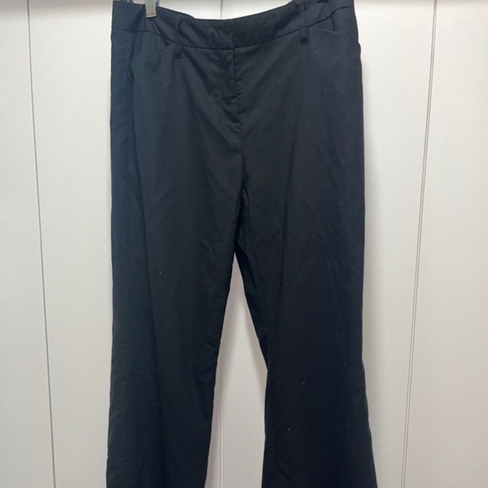 Vineyard Vines By Shep & Ian black Size 6 Wool Blend Dress Pants Stretchy. EUC